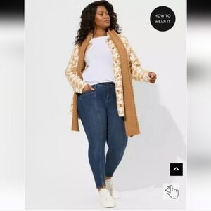 ❄️❄️ NWOT TORRID 20r Bombshell Skinny Premium Stretch High-Rise Jean